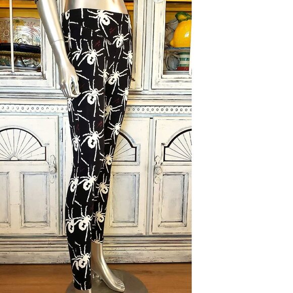 Betsey Johnson LTD Black Widow Spider Dress Top Leggings Pants Set Size S Y2K - Picture 14 of 16